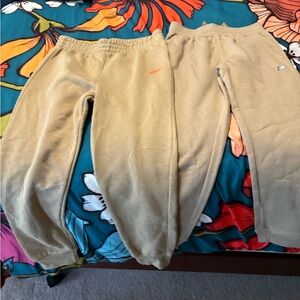 Kids Tan Joggers 2 pair